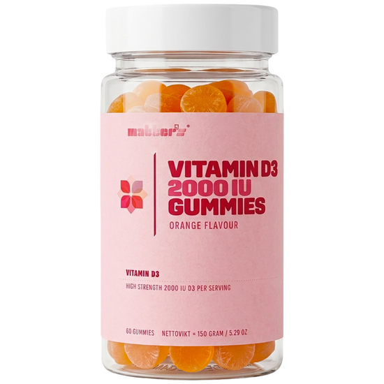 Matters Vitamin D3 2000 IU Apelsin 60 gummies