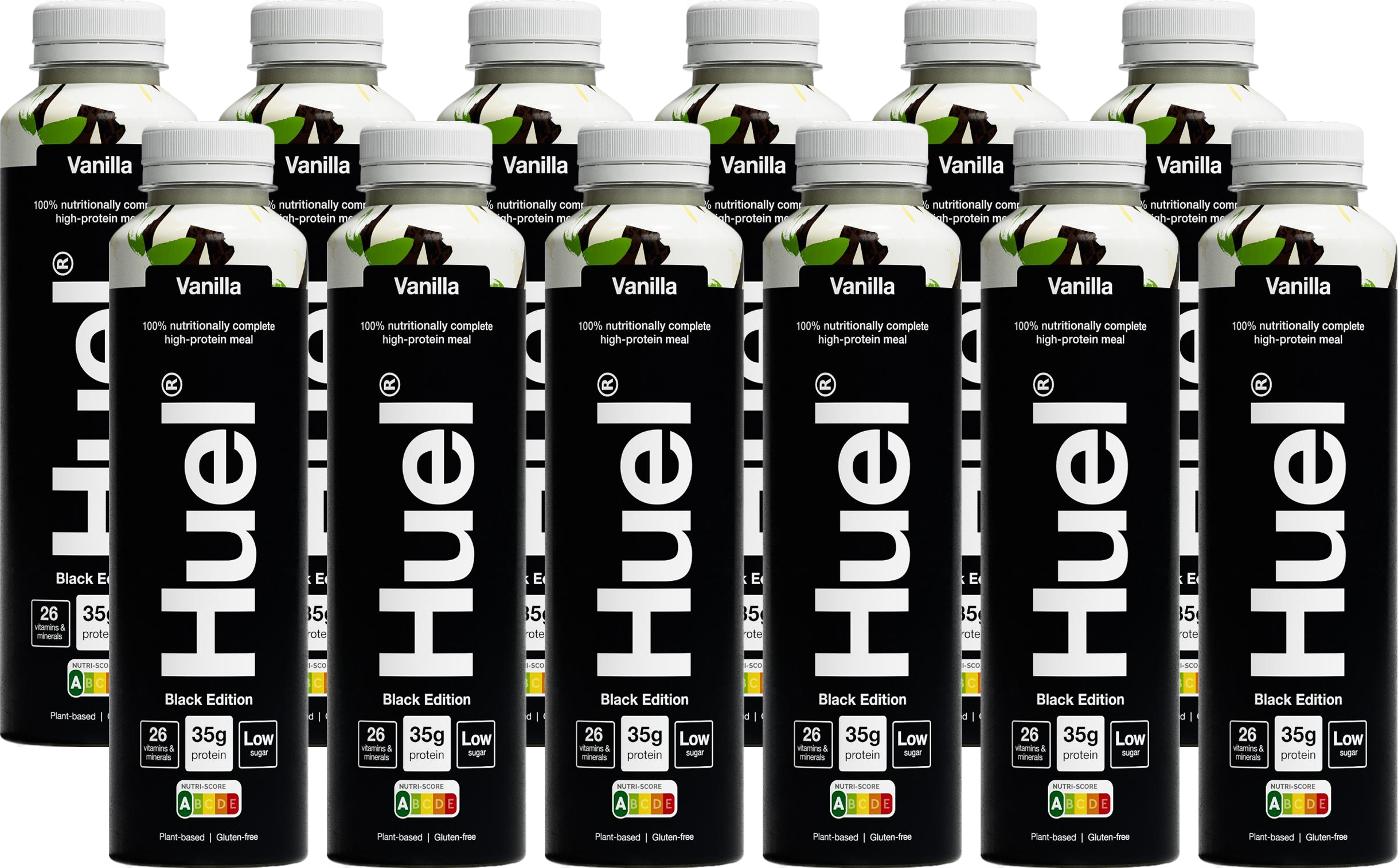 Huel Vaniljsmak Black Edition 500 ml 12-pack