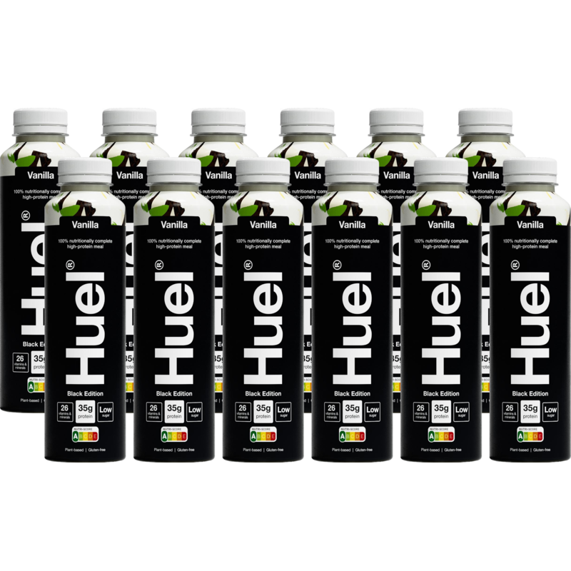 Huel Vaniljsmak Black Edition 500 ml 12-pack