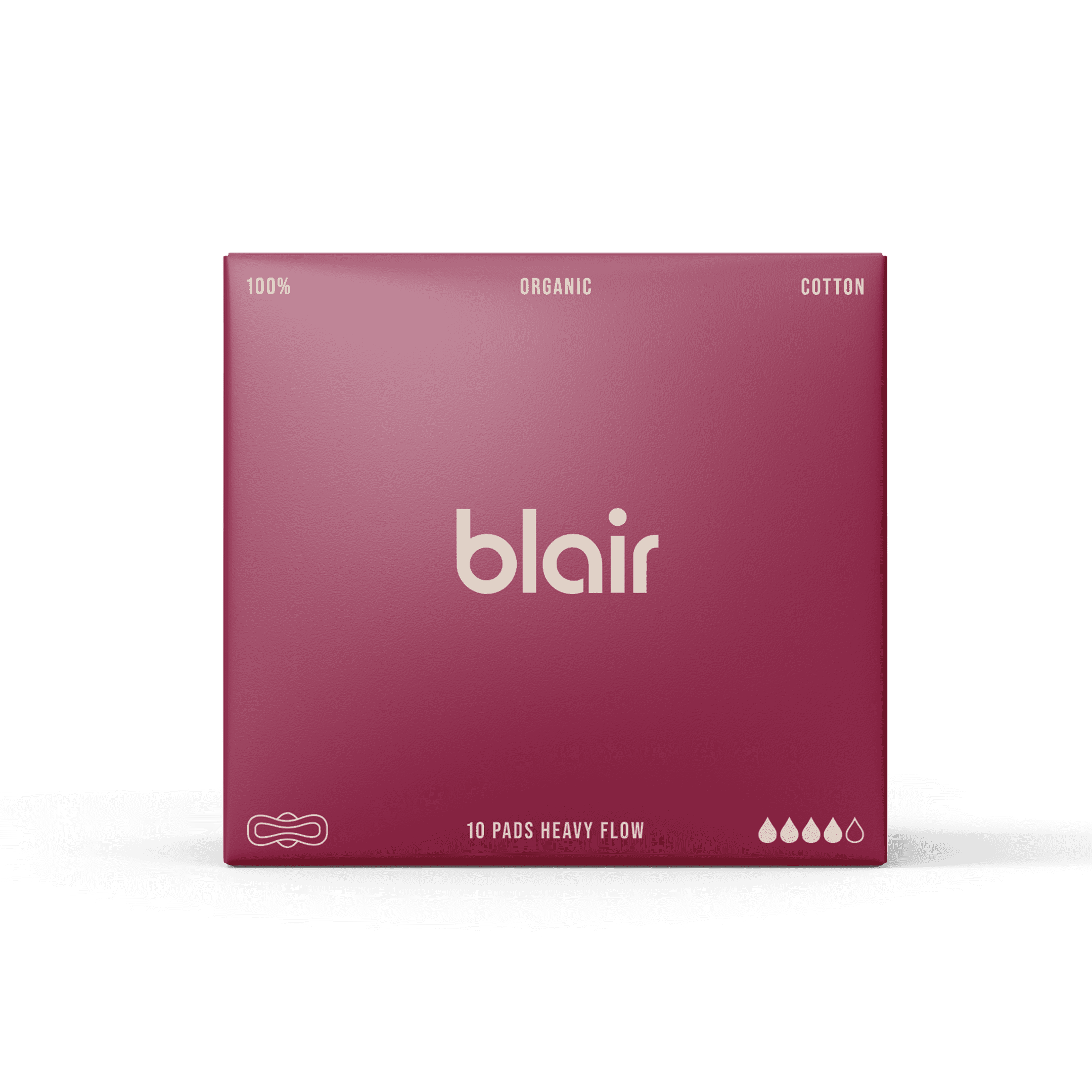 Blair Ekologiska Bindor Natt 10 pack