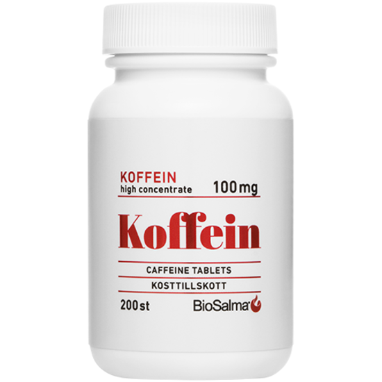 Biosalma Koffein 100 mg 200 tabletter