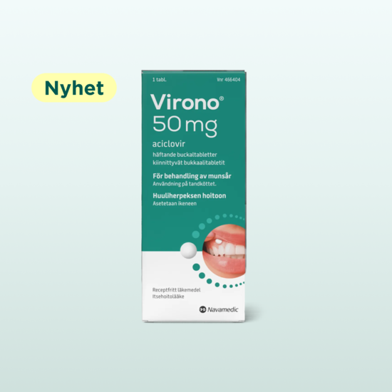 Virono 50 mg häftande buckaltablett 1 st