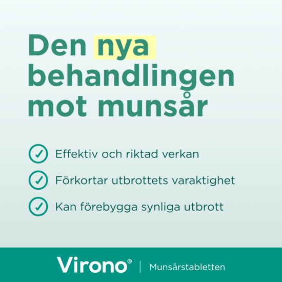 Virono 50 mg häftande buckaltablett 1 st