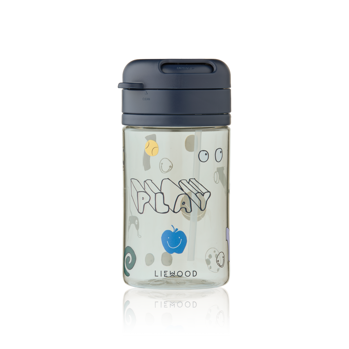 LIEWOOD Pavia Tritan Sugrörsmugg Play/Dusty Peppermint 500 ml