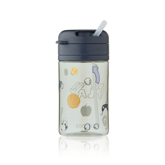 LIEWOOD Pavia Tritan Sugrörsmugg Play/Dusty Peppermint 500 ml