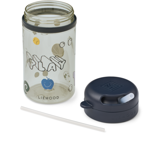 LIEWOOD Pavia Tritan Sugrörsmugg Play/Dusty Peppermint 500 ml