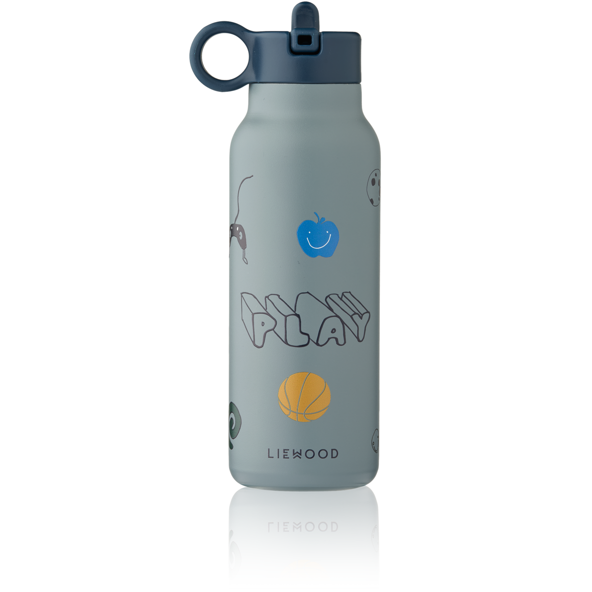 LIEWOOD Falk Vattenflaska Play/Dusty Peppermint 350 ml