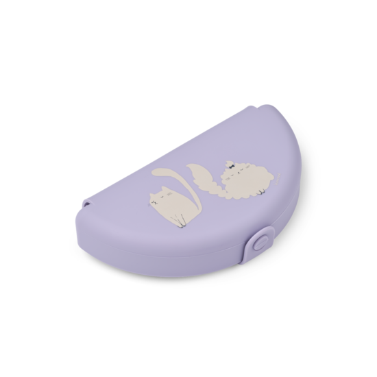 LIEWOOD Eugene Vikbar Snackbox Cat/Warm Lilac
