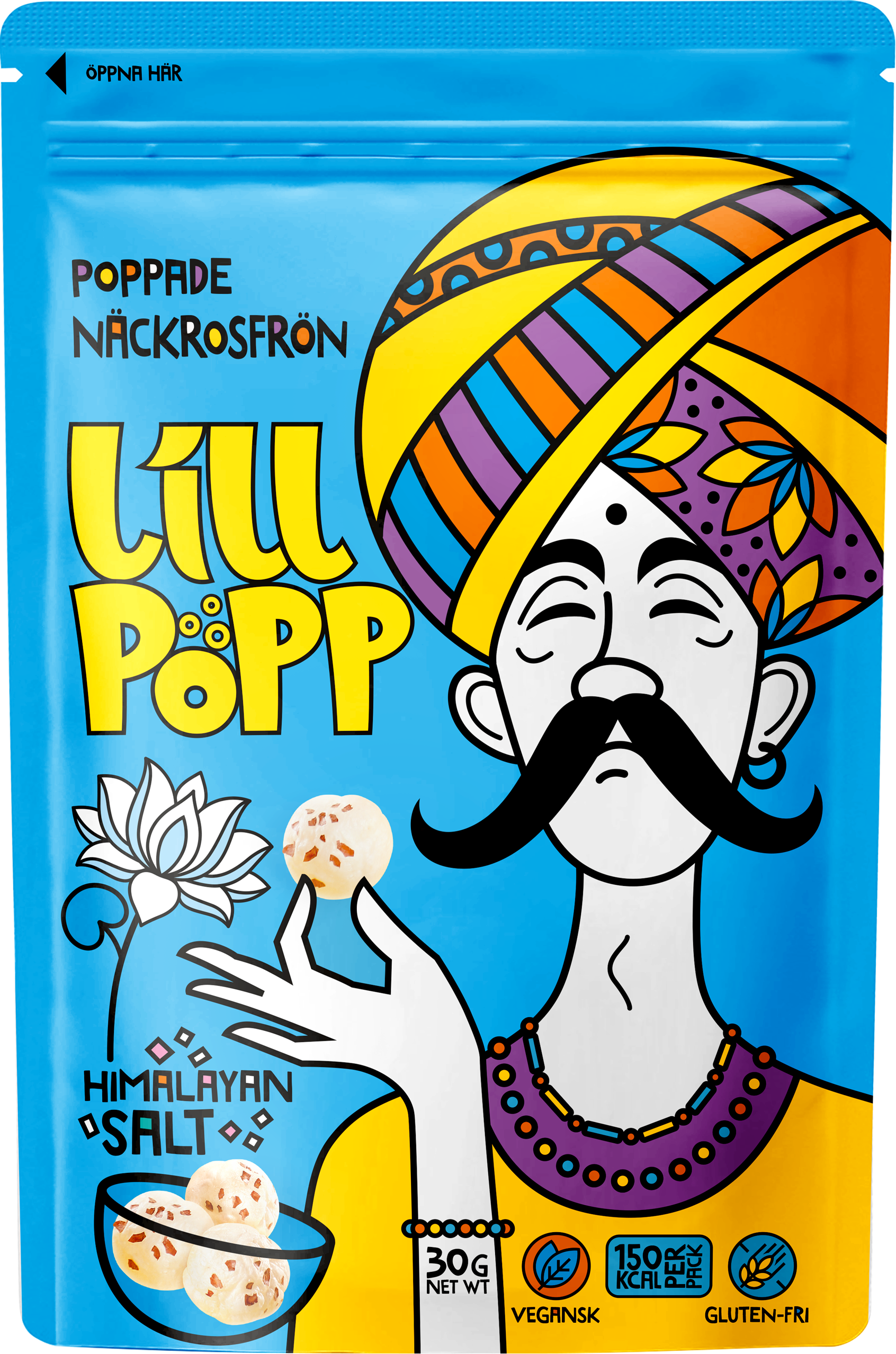Lill Popp Poppade Näckrosfrön Himalayan Salt 30 g