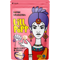 Lill Popp Poppade Näckrosfrön Sour Cream & Onion 30 g