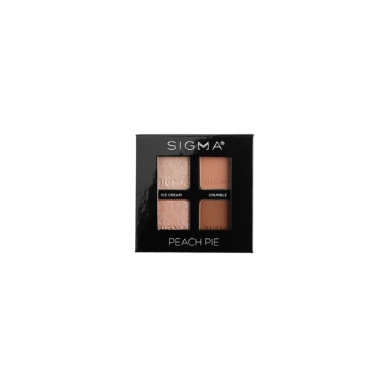 Sigma Beauty Peach Pie Eyeshadow Quad mini size 4 g
