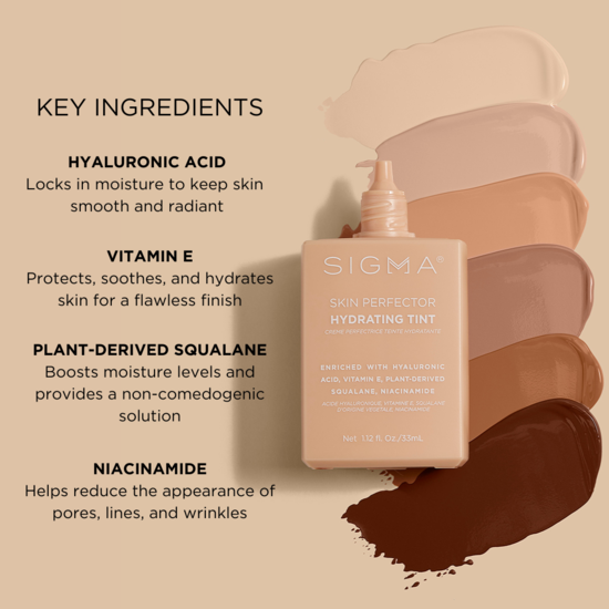 Sigma Beauty Skin Perfector Hydrating Tint 4 33 ml