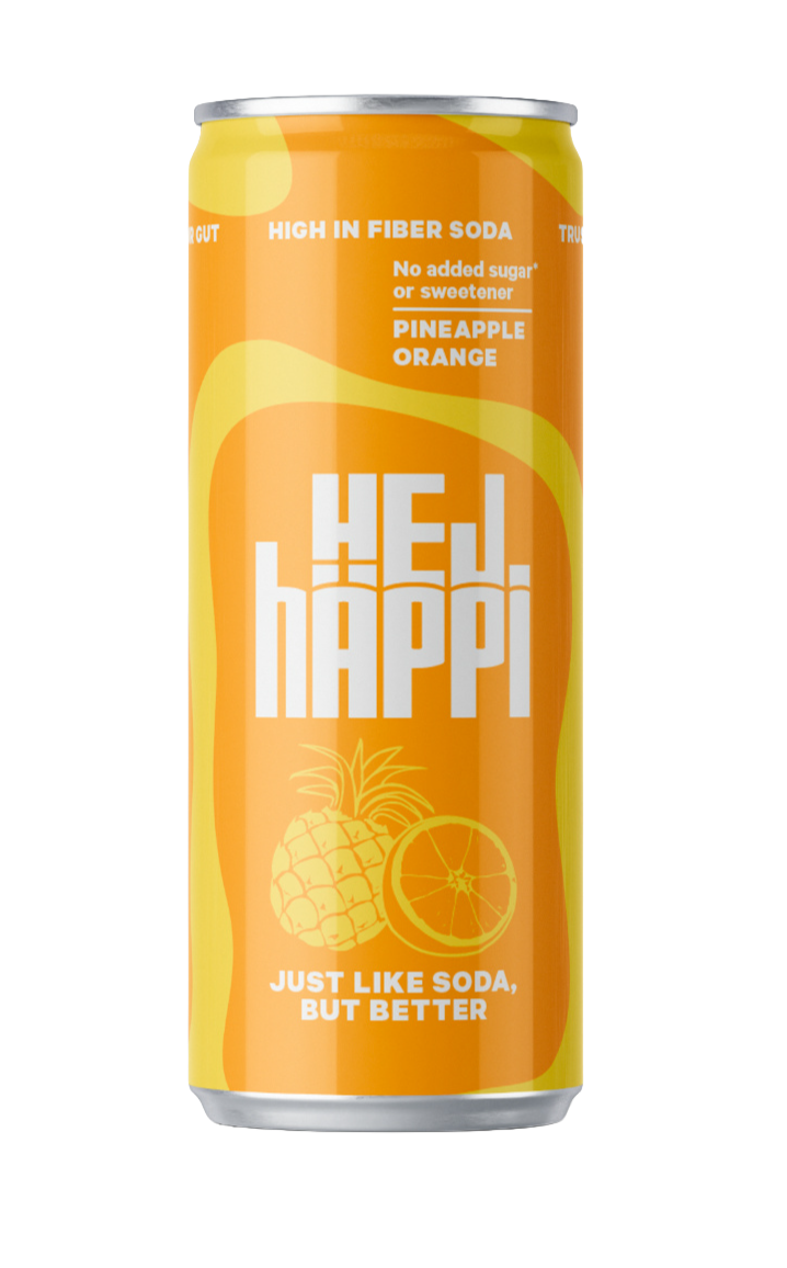 hÄppi Prebiotisk läsk Pineapple Orange 330 ml