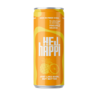 hÄppi Prebiotisk läsk Pineapple Orange 330 ml