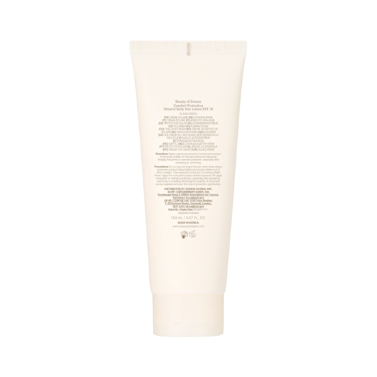 Beauty of Joseon Comfort Protection Mineral Body Sun Lotion SPF30 150 ml