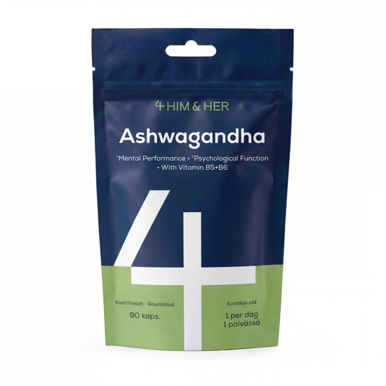 4HIM&HER Ashwagandha & B-vitaminer 90 kapslar