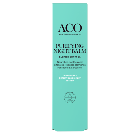 ACO Face Purifying Night Balm Nattkräm Oparfymerad 50 ml