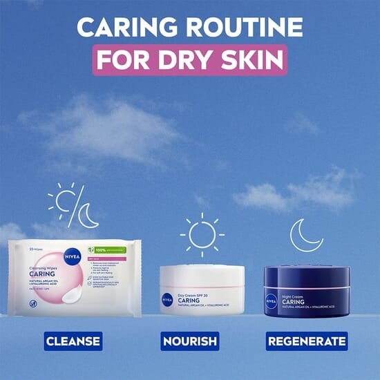 NIVEA Ansiktsservetter Gentle Cleansing Wipes 25 st