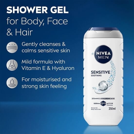NIVEA MEN Sensitive Soothing Shower Gel 250 ml