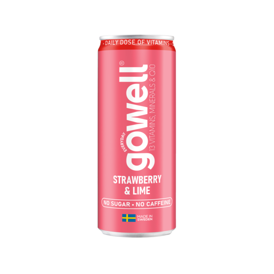 GoWell Jordgubb/Lime 330 ml 