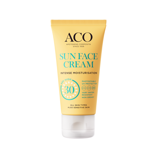 ACO Sun Face Cream SPF30 Oparfymerad 50 ml
