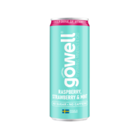 GoWell Jordgubbe/Hallon/Mynta 330 ml