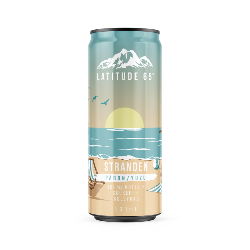 Latitude 65 Stranden P&auml;ron/Yuzu Limited 330 ml