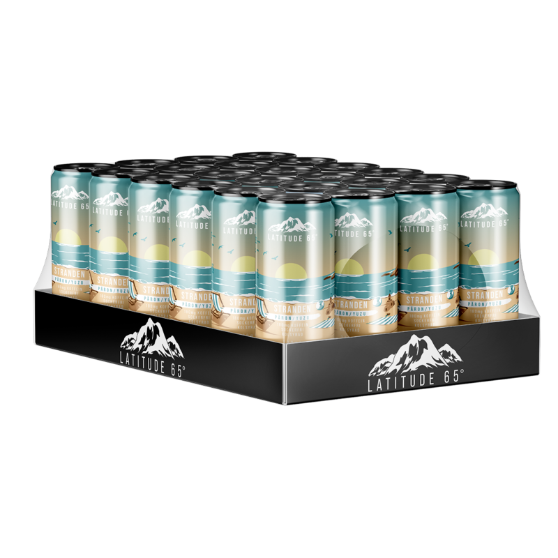 Latitude 65 Stranden P&auml;ron/Yuzu Limited 24 x 330 ml