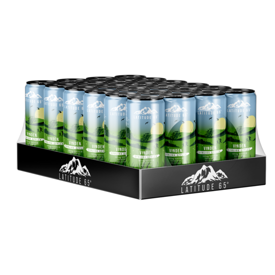 Latitude 65 Vinden Syrliga äpplen Limited 24 x 330 ml