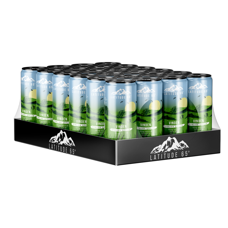 Latitude 65 Vinden Syrliga &auml;pplen Limited 24 x 330 ml