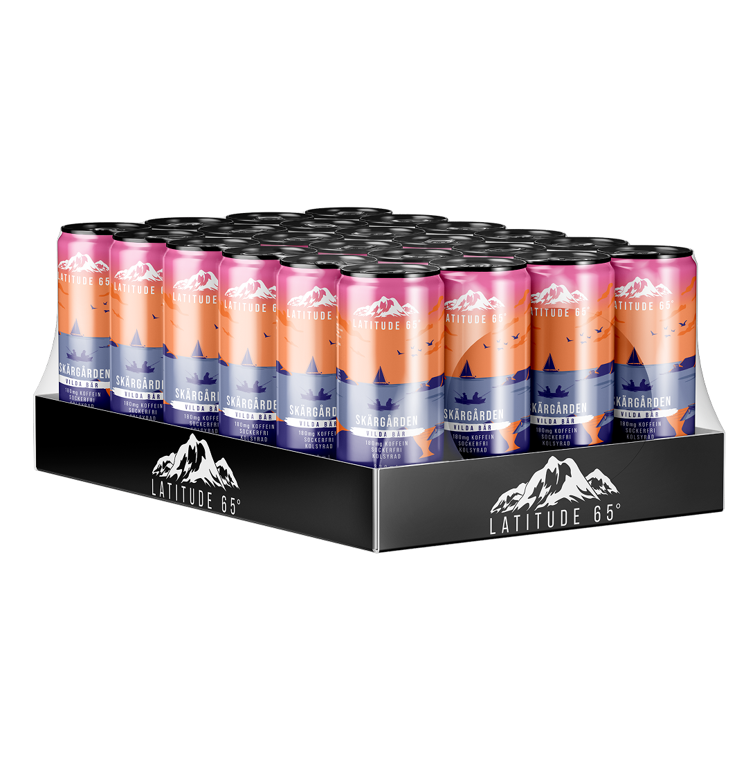 Latitude 65 Skärgården Vilda bär Limited 24 x 330 ml