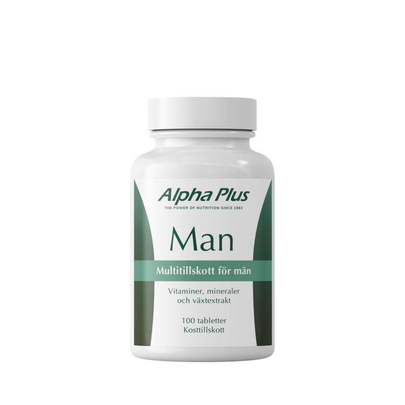 Köp 2 få 25% | Alpha Plus Man 100 tabletter