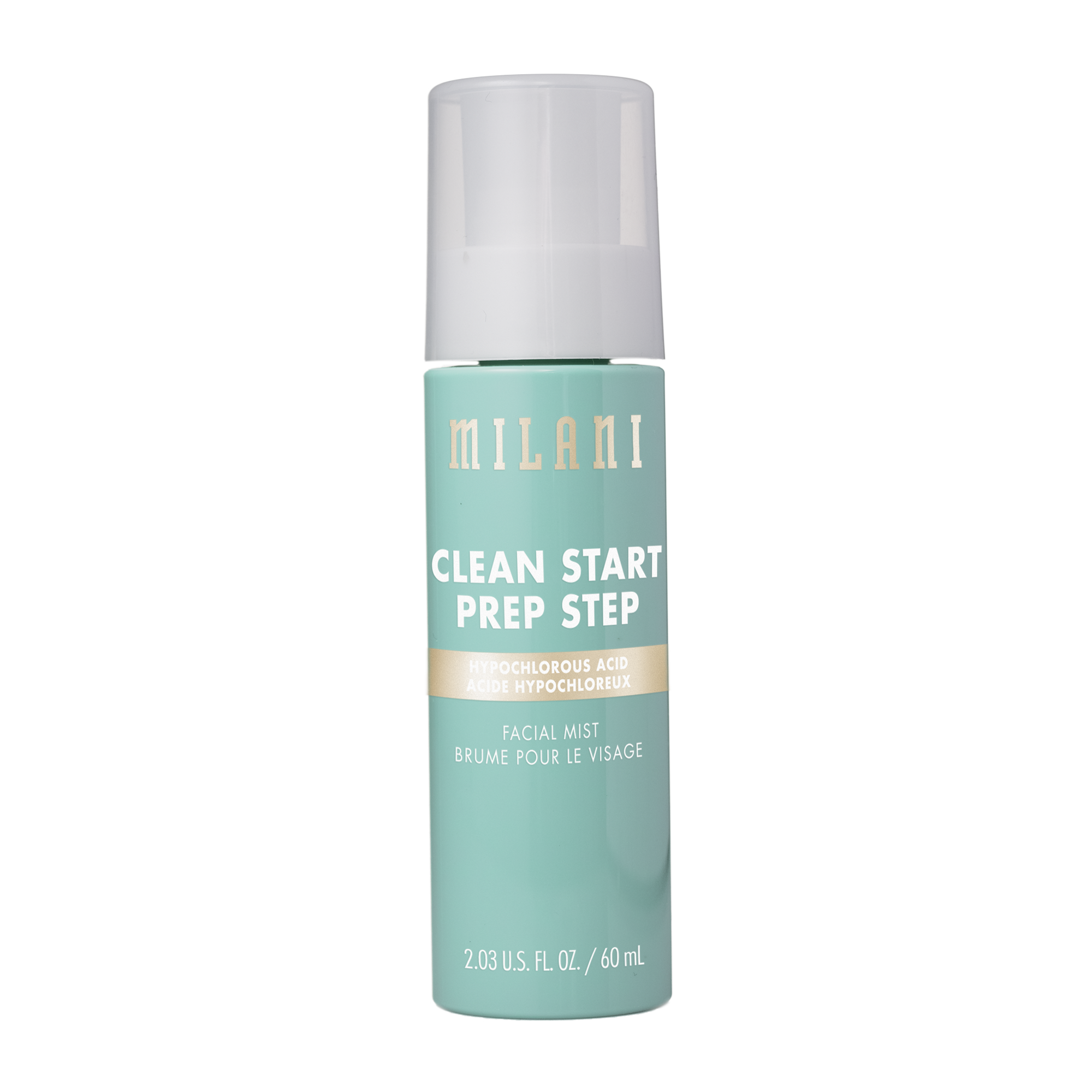 Milani Cosmetics Clean Start Prep Step Hypochlorous Acid Facial Mist 60 ml