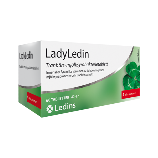 Ledins LadyLedin Tranbärs-För Magentablett 60 st