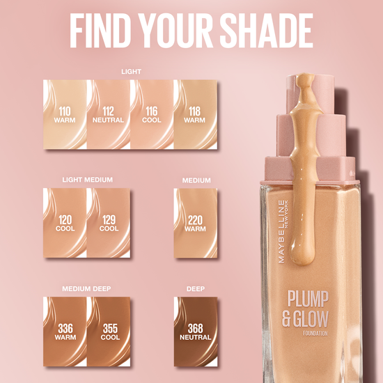 Maybelline New York Lifter Plump & Glow Foundation 118 30 ml