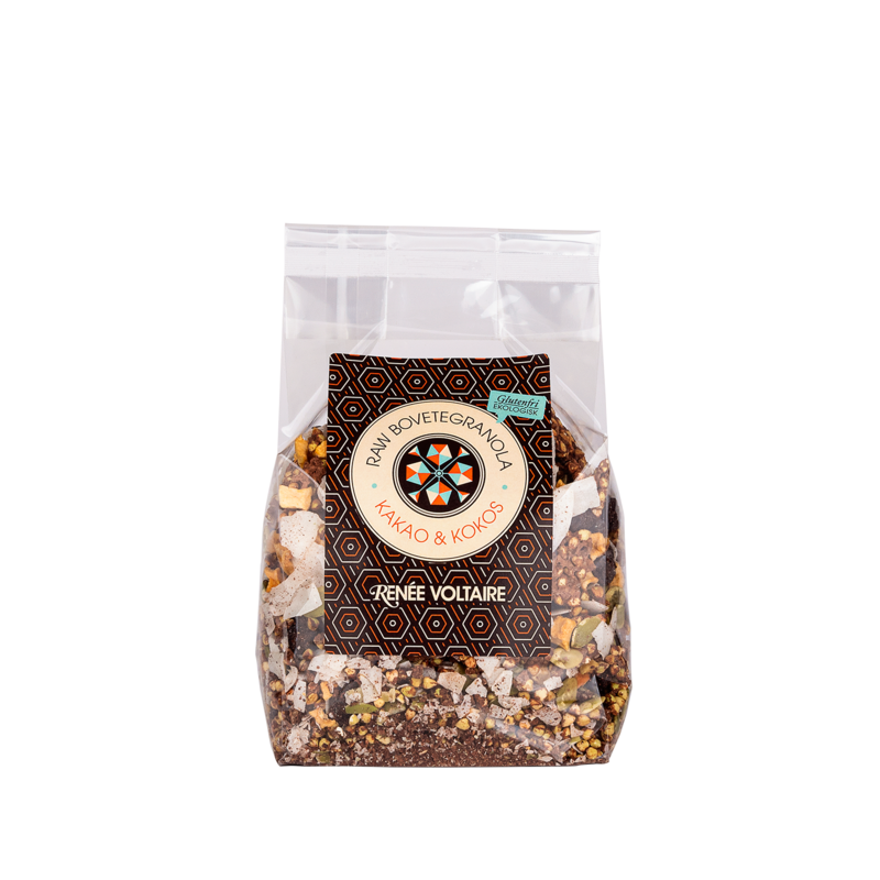 Renée Voltaire Raw Bovetegranola Kakao & Kokos EKO 375 g