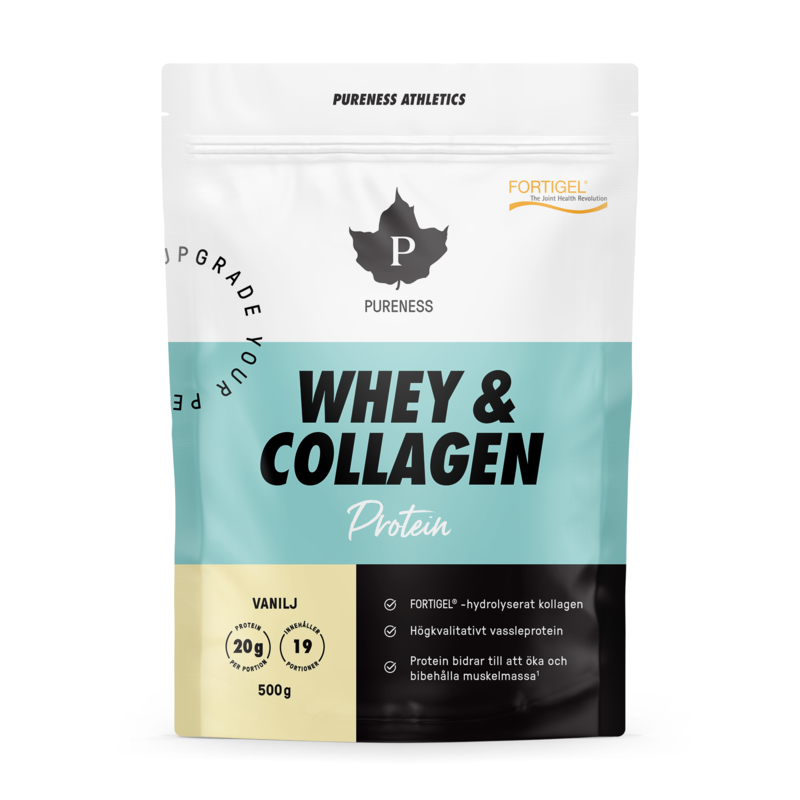 Pureness Athletics Whey & Collagen Vanilj 500 g
