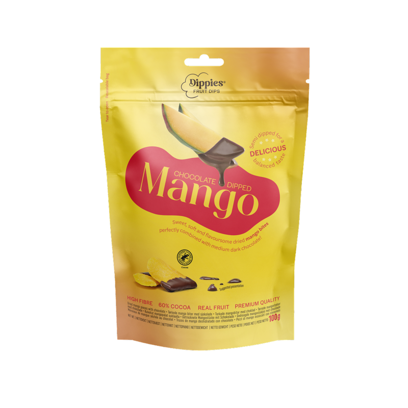 Sunshine Delights Dippies Fruit Dips Mango Chocolate 100 g