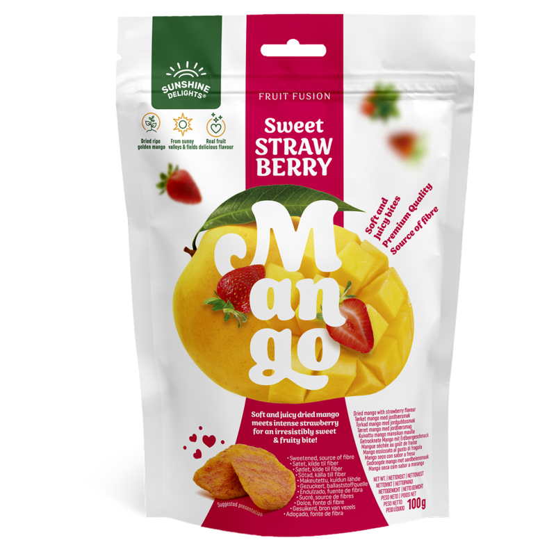 Sunshine Delights Fruit Fusion Sweet Strawberry Mango 100 g