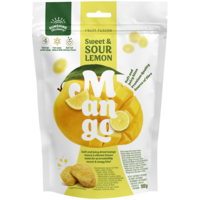 Sunshine Delights Fruit Fusion Sweet & Sour Lemon Mango 100 g