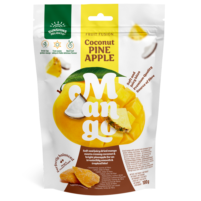 Sunshine Delights Fruit Fusion Coconut Pineapple Mango 100 g