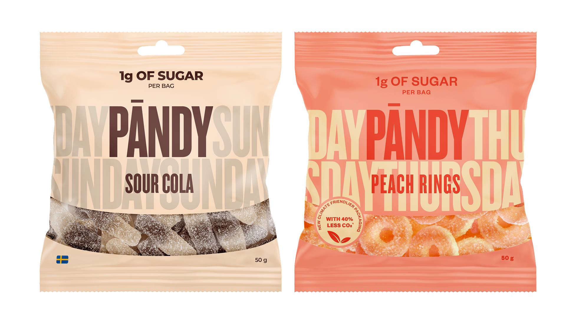 Pändy Candy Mix – Sour Cola + Peach Rings