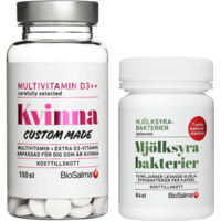 BioSalma Multivitamin Kvinna + Mjölksyrabakterier