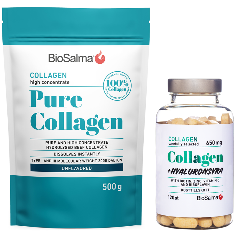 BioSalma Collagen Duo – Pulver + Tabletter