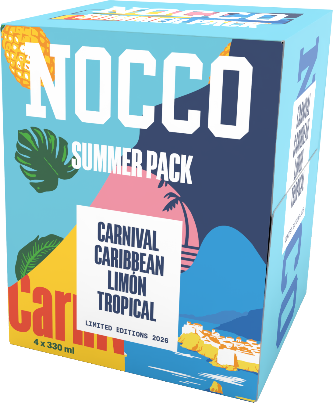 NOCCO Summer Pack 330 ml 4-pack