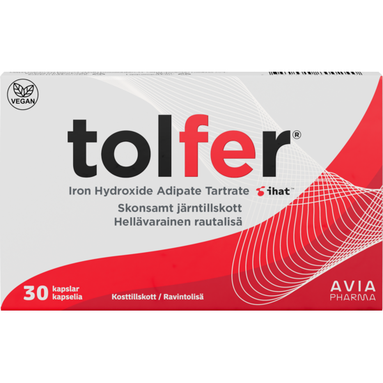 Tolfer Järn 30 mg 30 kapslar