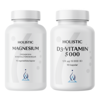 Holistic Magnesium + D-vitamin 5000 Grundpaket
