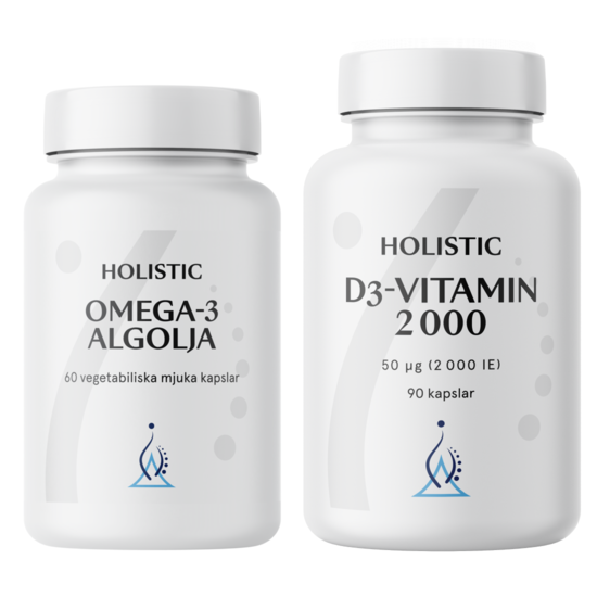 Holistic Omega-3 Algolja + D-vitamin Duo