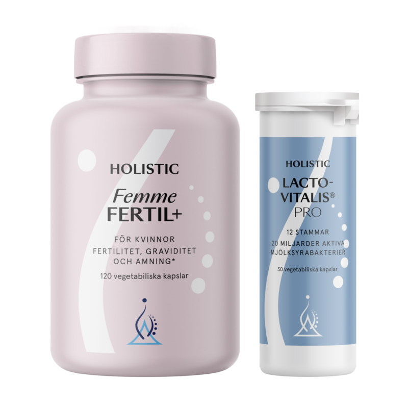 Holistic Femme FERTIL + LactoVitalis Fertilitetsstöd