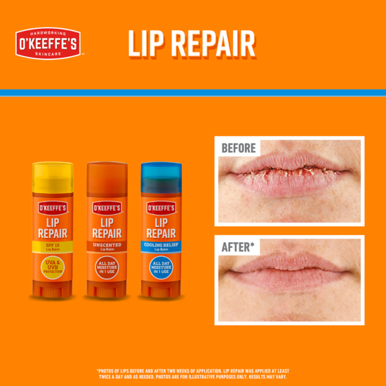 O'Keeffe's Lip Repair Stick Unscented 4,2 g